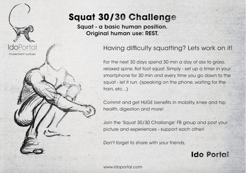 Squat Challenge - Ido Portal - Tiefe Hocke